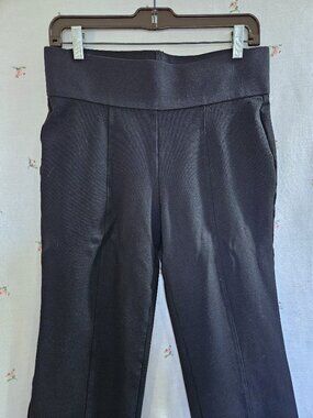 Size M Alia Elastic Waist Black Pants